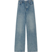 LOEWE Logo Patch Wide-Leg Jeans