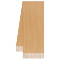 DIOR Cashmere Knit Scarves Women's Camel Brown