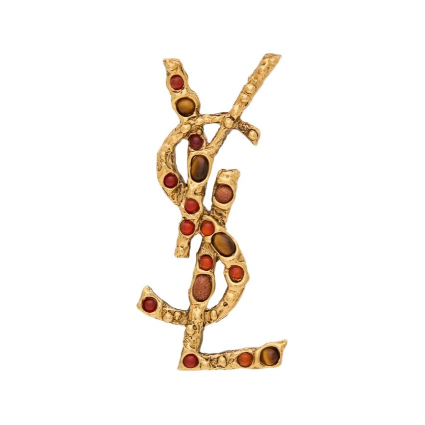 SAINT LAURENT Brooches Women's Gold