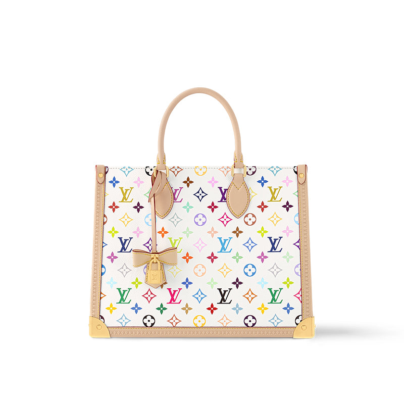LOUIS VUITTON X Takashi Murakami OnTheGo Mm White Multicolored