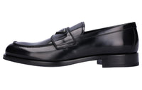 PRADA Logo Plaque Loafers