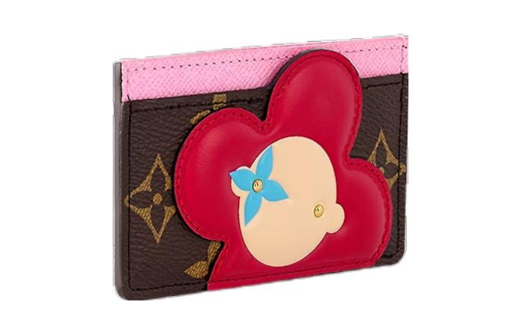 LOUIS VUITTON Card Holder Pale Pink