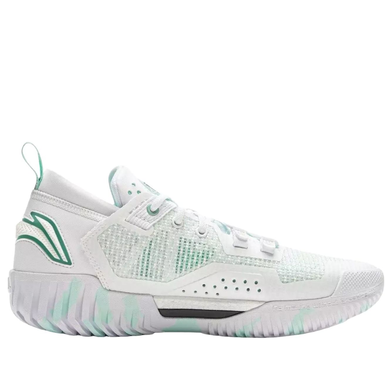 Li-Ning BadFive 3 Low 'White Green' ABFU005-71