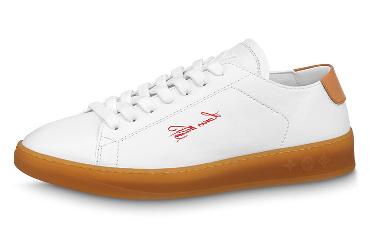 LOUIS VUITTON Lv Resort Sneakers 'White Orange'