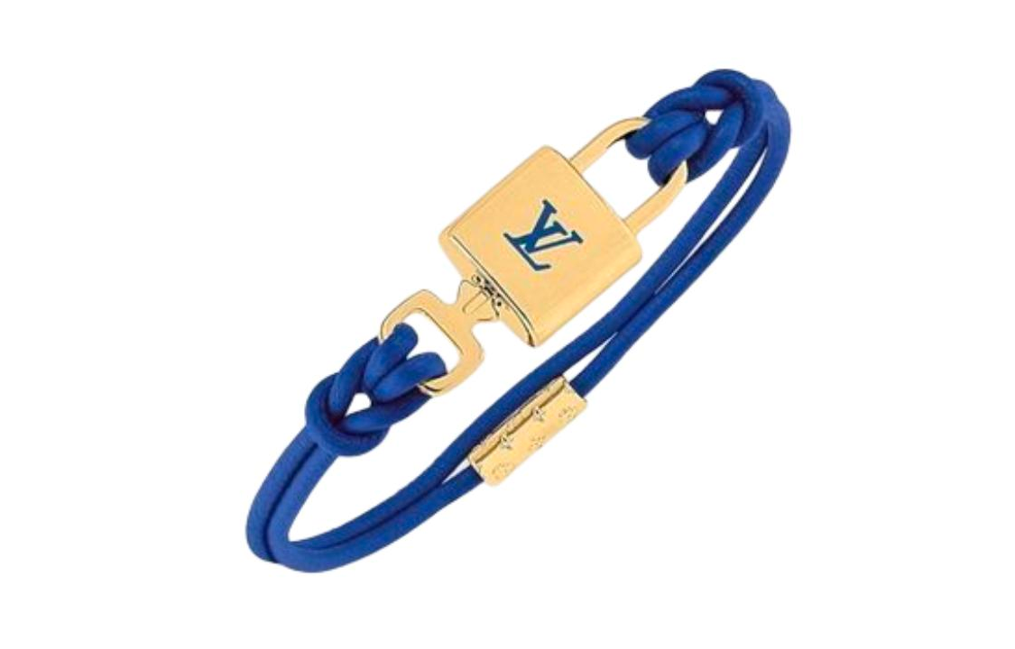 LOUIS VUITTON Calfskin Metal Bracelets Men's Multicolor