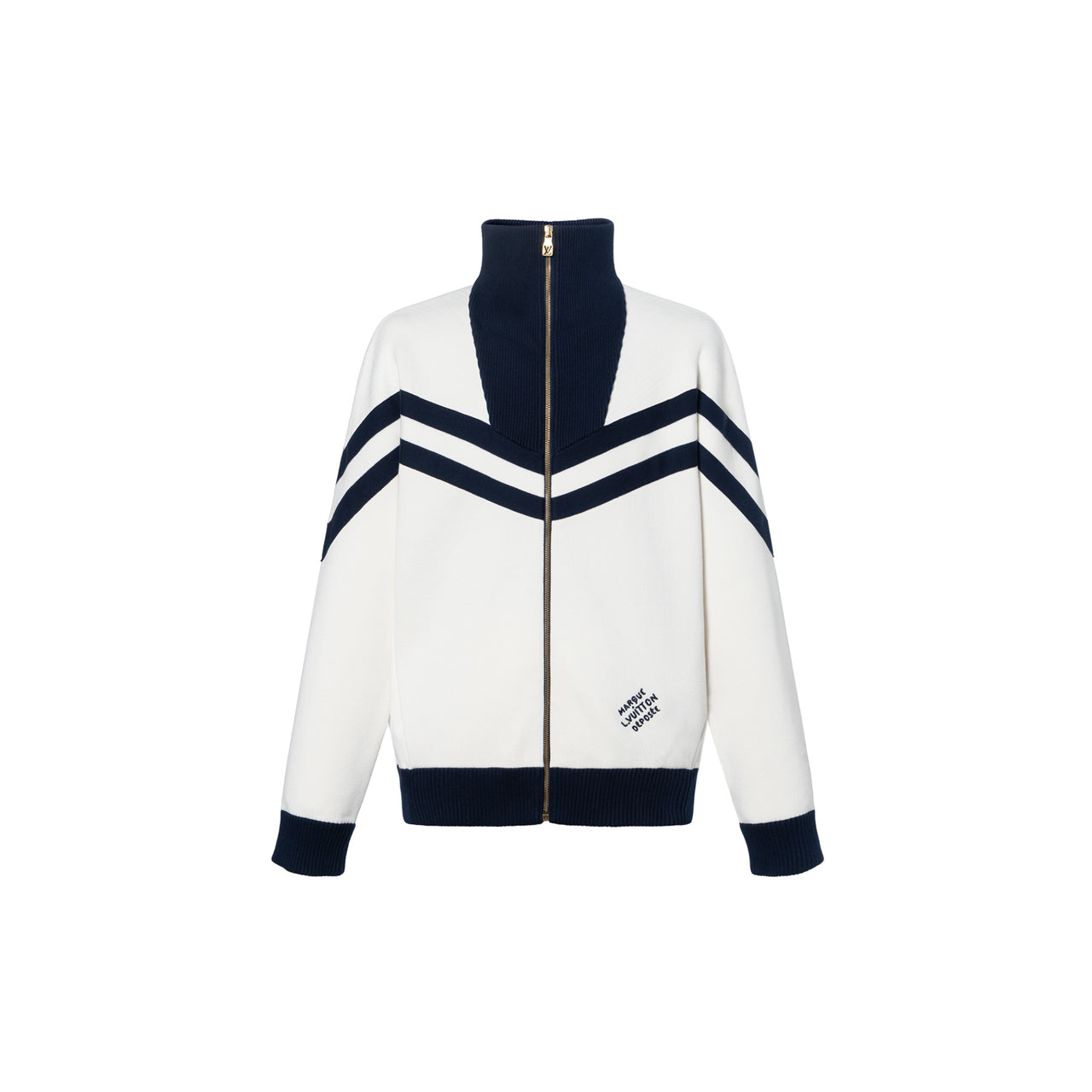 LOUIS VUITTON Knitted Cotton Sailor Blouson
