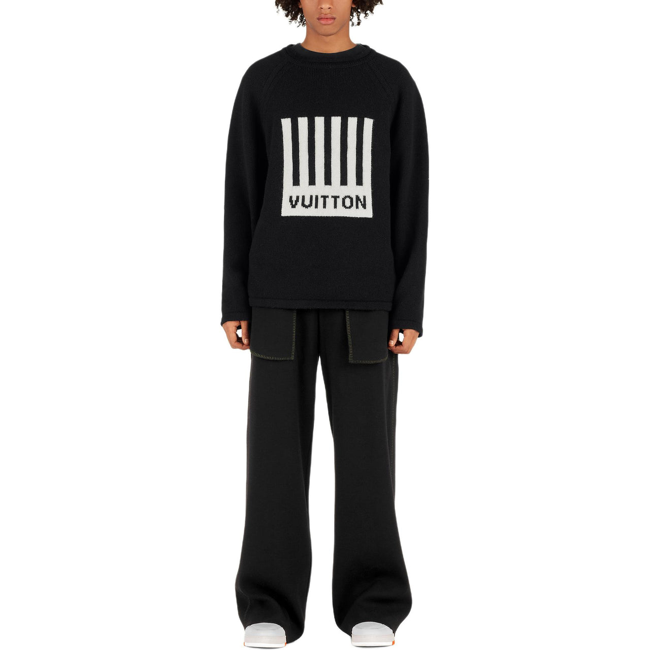 LOUIS VUITTON Sweater Men's Black