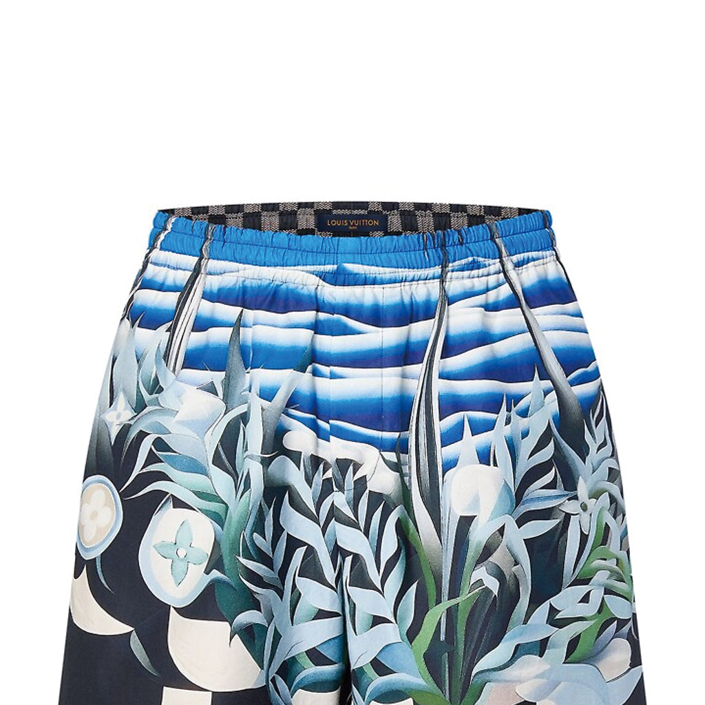 LOUIS VUITTON Printed Nylon Swim Shorts