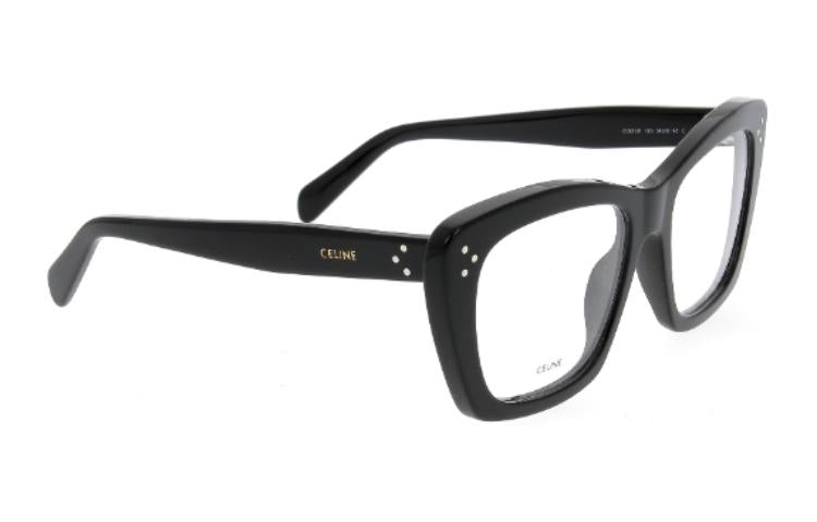 CELINE Acetate Square Eyeglass Frames Women's Black