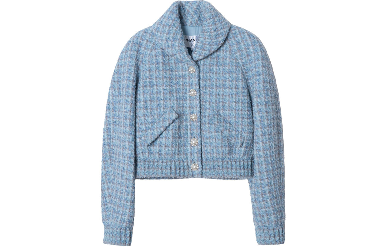 CHANEL 24 New Spring And Summer Arrivals Jackets Coats Women's Blue