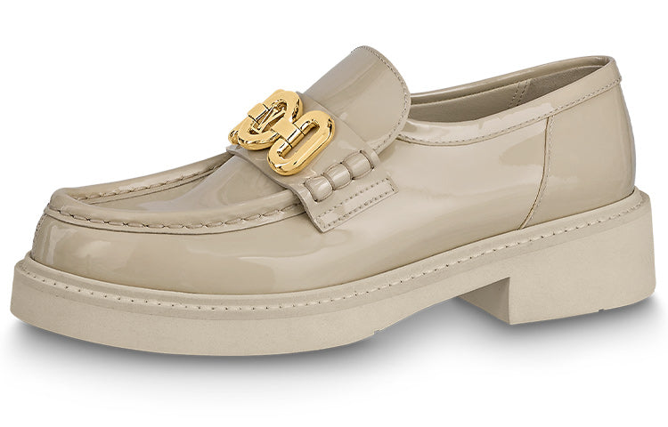 LOUIS VUITTON Lv Academy Loafers 'Beige' Women's