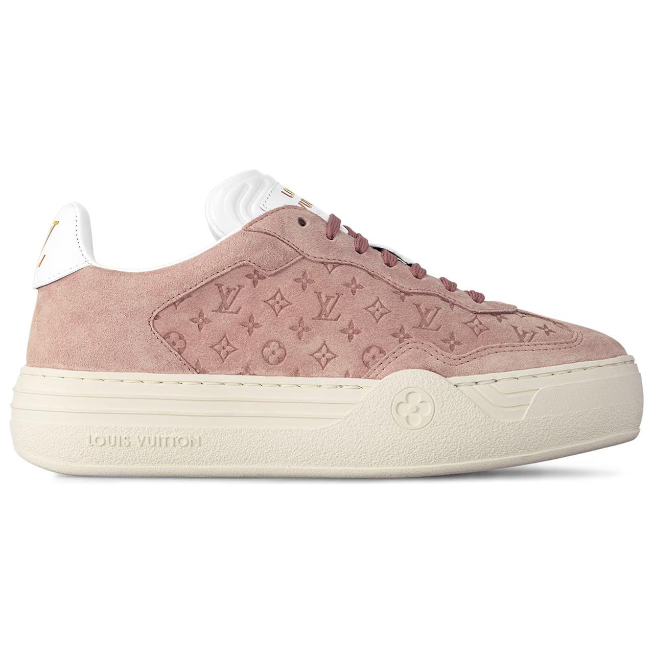 LOUIS VUITTON Groovy Low Top Skateboard Shoes Women's Pink