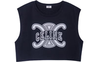 CELINE Tank Tops Women's Black