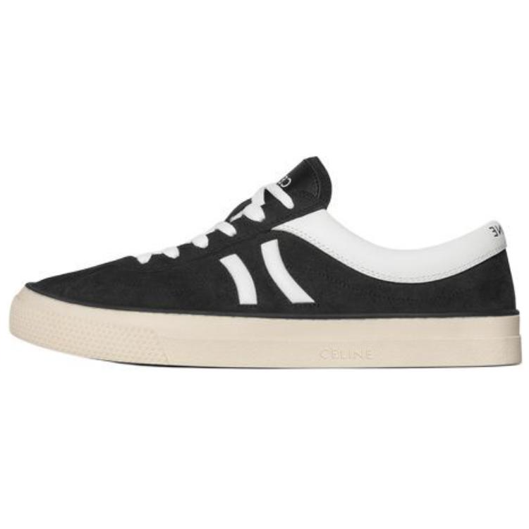 CELINE SUNSET Low Top Skateboard Shoes Men's Black