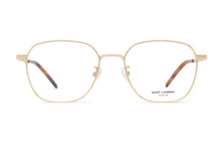 SAINT LAURENT Logo-engraved Square-frame Glasses