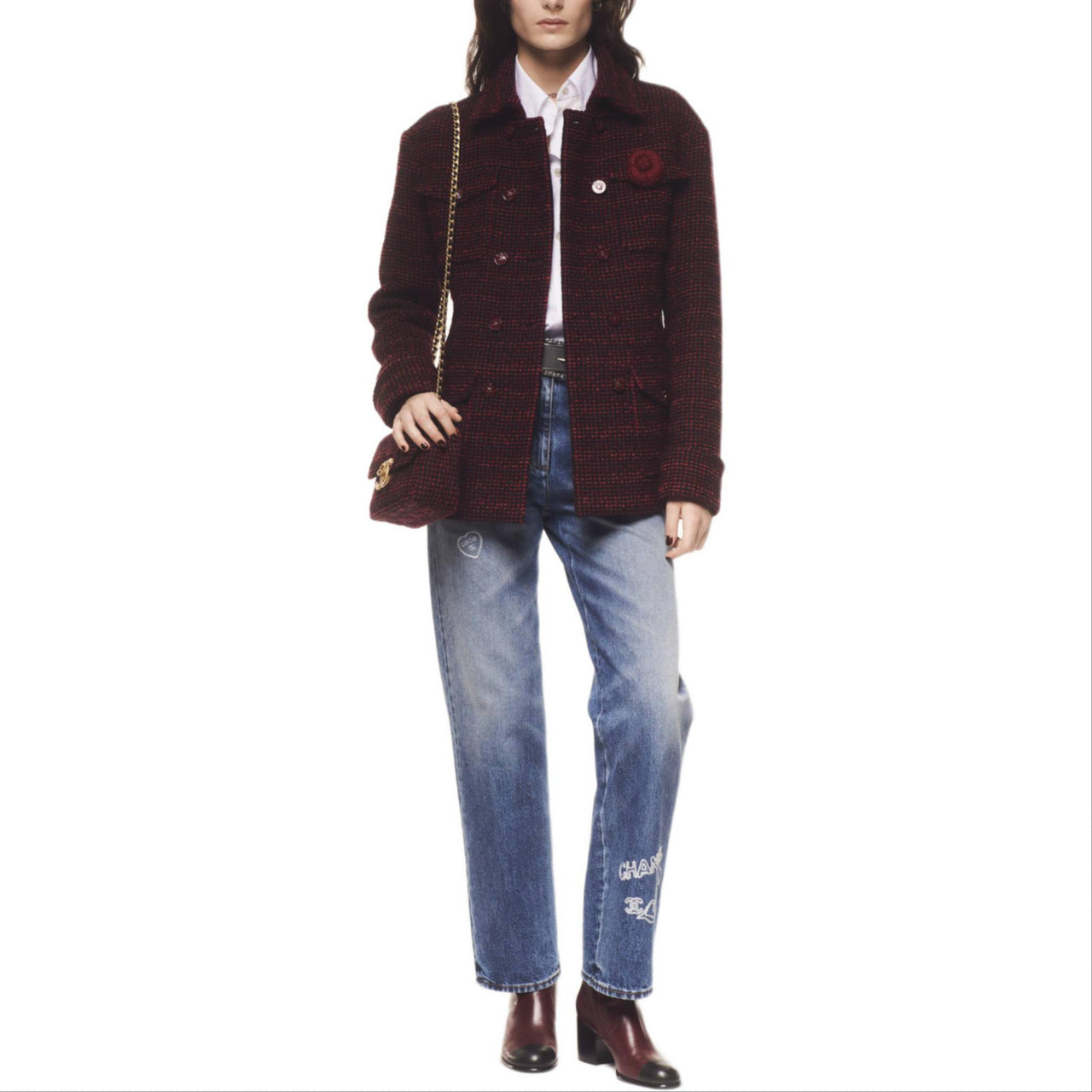 CHANEL 24 New Fall And Winter Arrivals Jeans Women's Blue