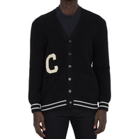 CELINE Long College Cardigan In Wool