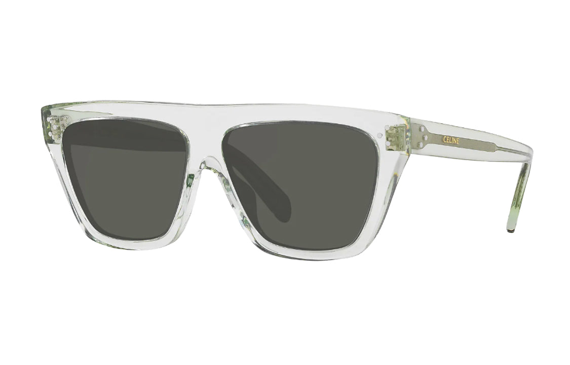 CELINE Acetate Butterfly Sunglasses Men's Transparent