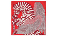 HERMES Silk Scarves Women's Red