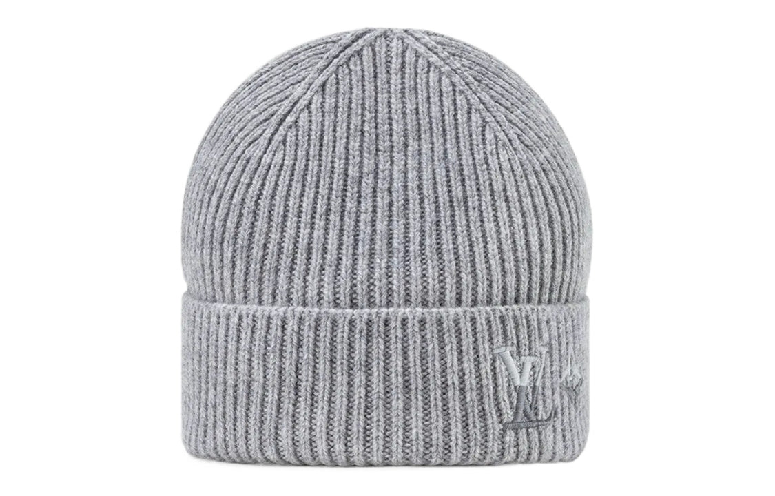 LOUIS VUITTON Cashmere Beanies Men's Gray