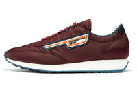 PRADA Anti-Slip Wear-Resistant Low-Top Casual Shoes Men's Burgundy