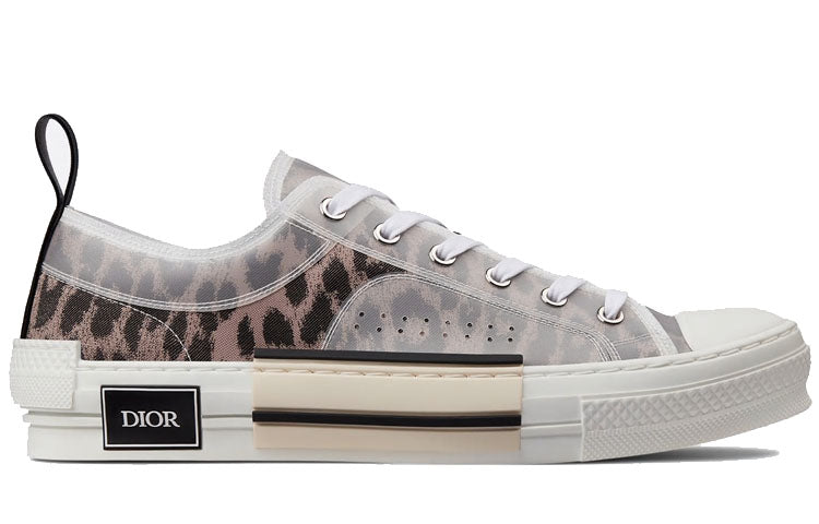 DIOR B23 Low Top Brown Leopard