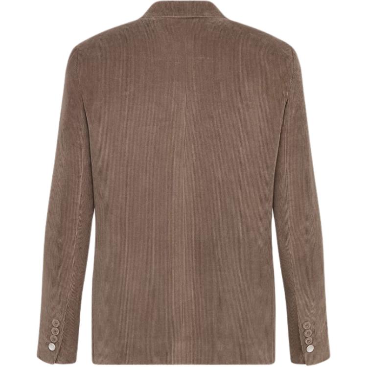 DIOR Beige Cotton And Cashmere Corduroy Business Suits Coats Men's Brown
