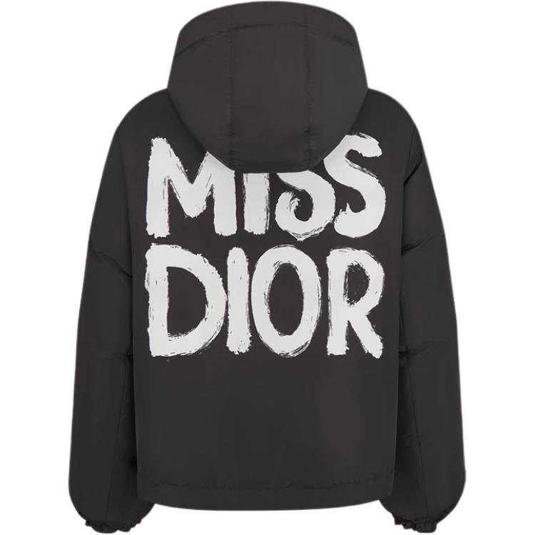 DIOR Hooded Short Down Jacket