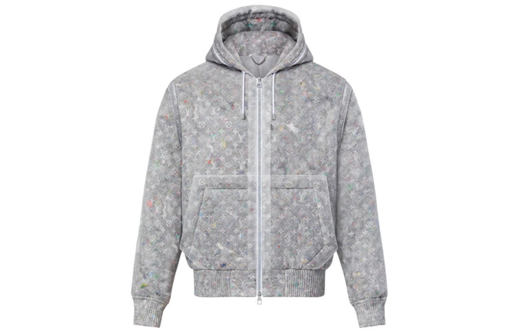 LOUIS VUITTON Monogram Organza Padded Blouson