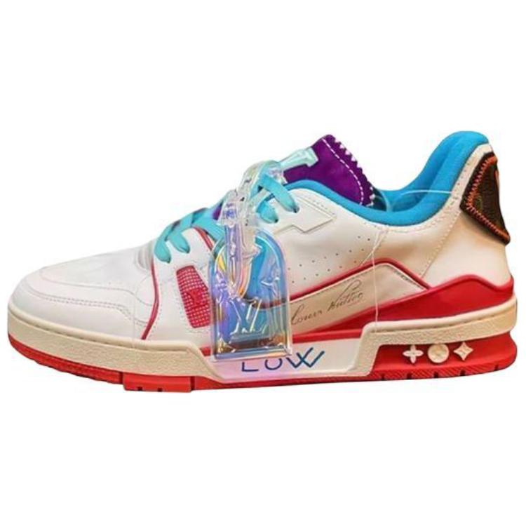 LOUIS VUITTON Trainer Upcycling Sneakers 'White Blue Purple For China'