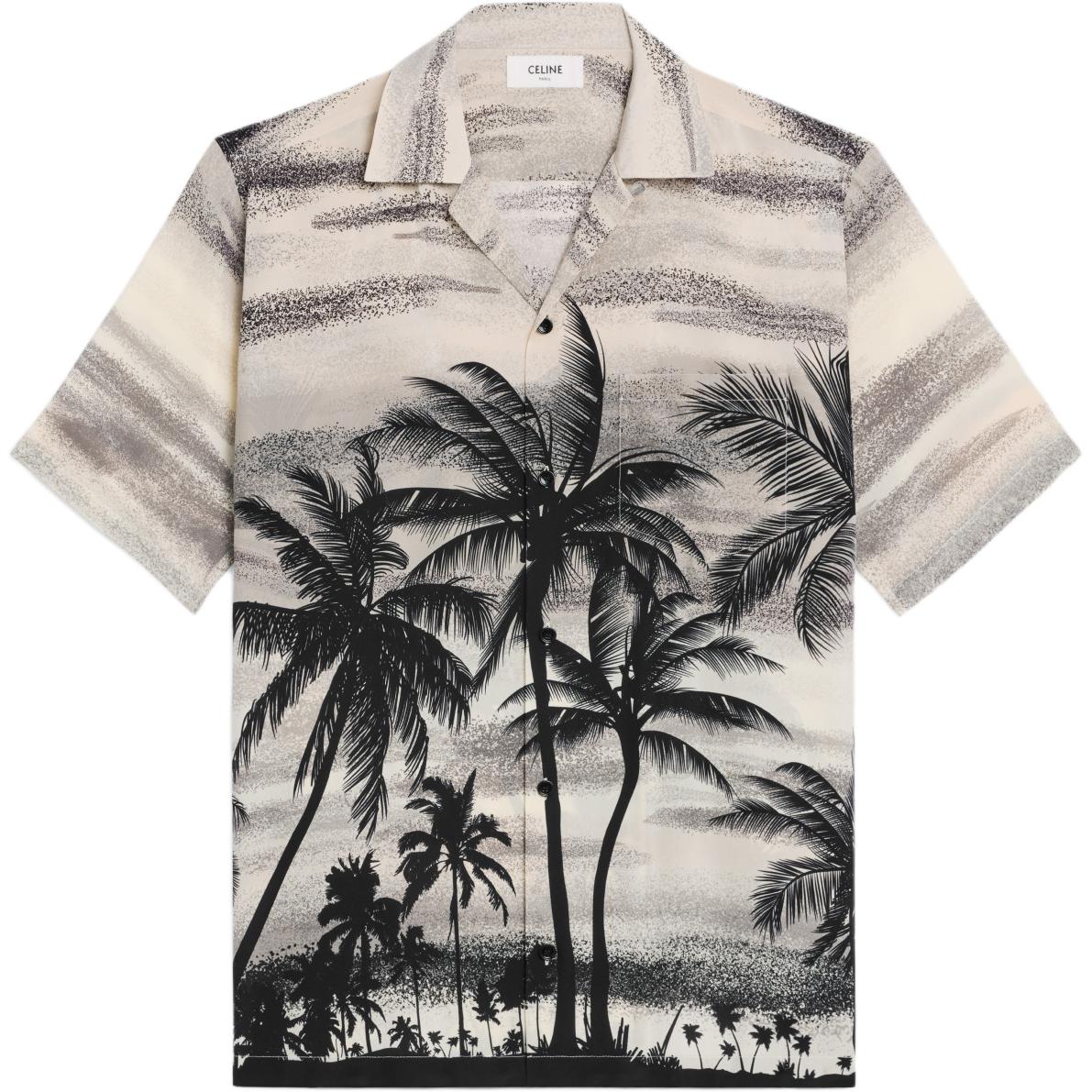 CELINE Graphic Printed Hawaiian Shirt