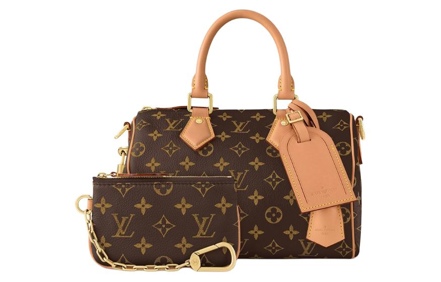 LOUIS VUITTON Speedy P9 Bandoulière 25 Monogram Leather Brown Monogram