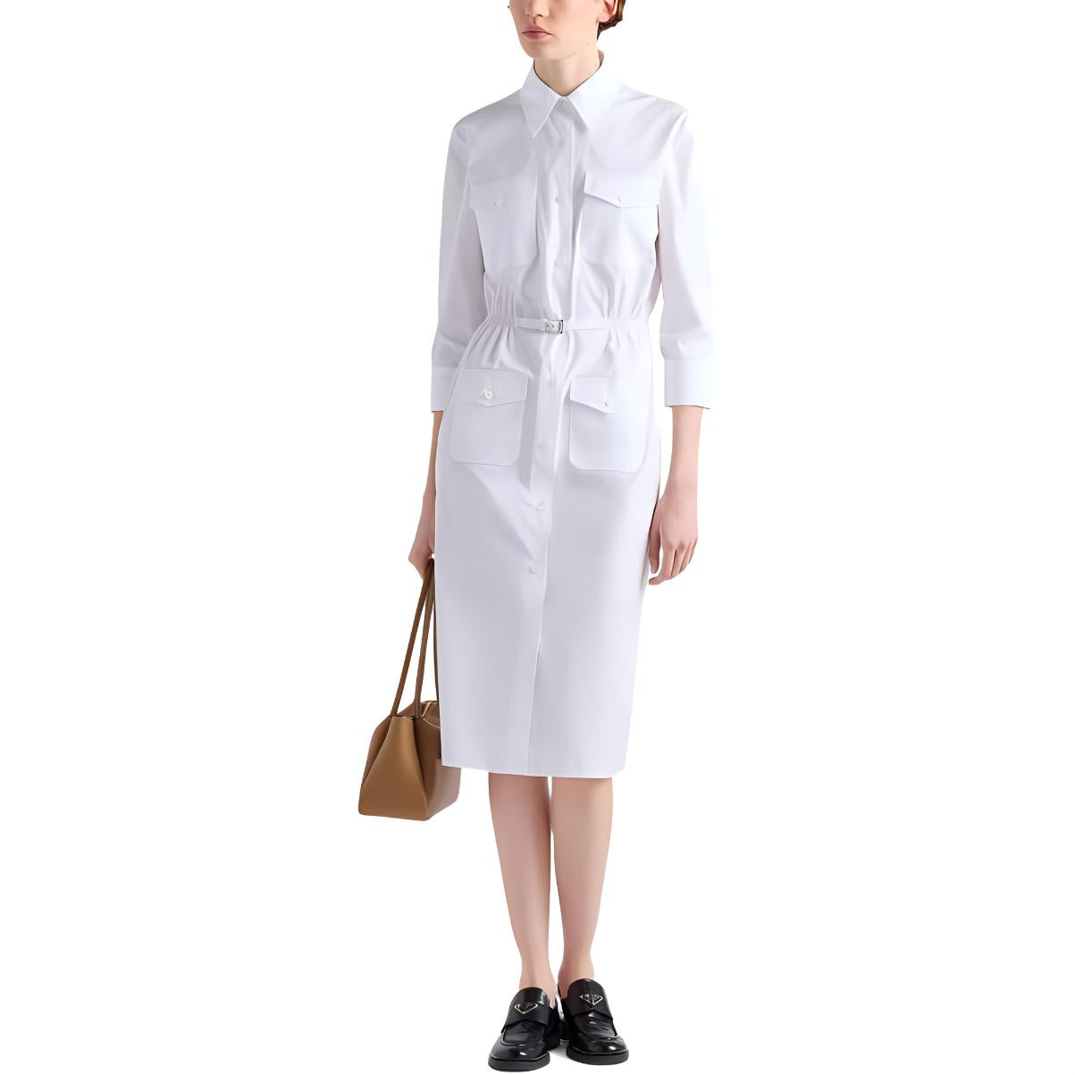 PRADA Poplin Shirt Dress