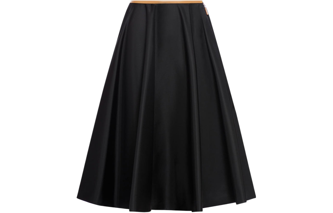 PRADA SS24 Casual Long Skirts Women's Black