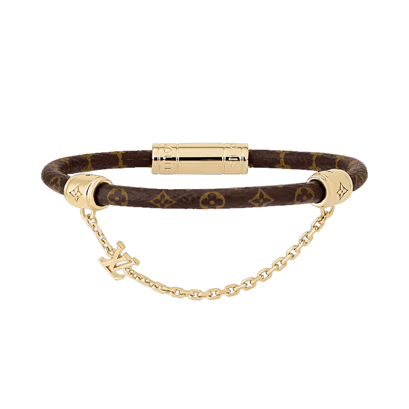 LOUIS VUITTON Canvas Bracelets Women's Brown