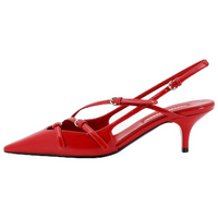 MIU MIU Slim Heel High Heels 5.5cm Women's Red