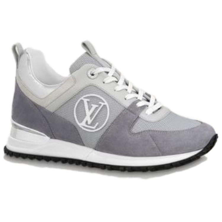 LOUIS VUITTON Run Away Sneakers 'Grey Mesh With Logo' Women's