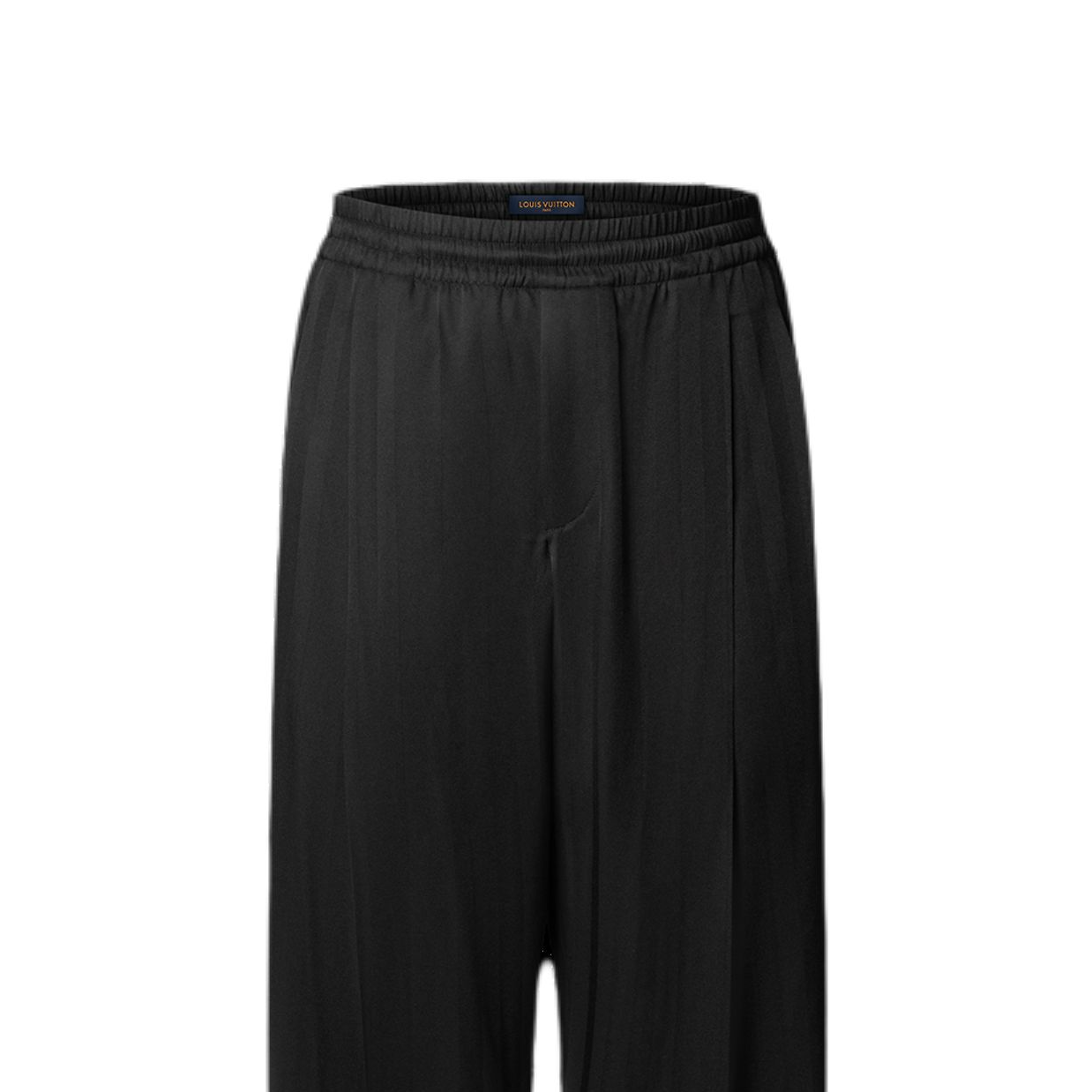 LOUIS VUITTON Bead-Embellished Silk Pajama Pants