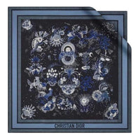 DIOR Zodiac Fantastico 90 Square Silk Twill Scarf