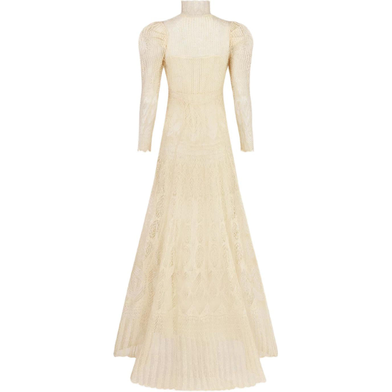 DIOR Long Sleeved Dress Women's Beige