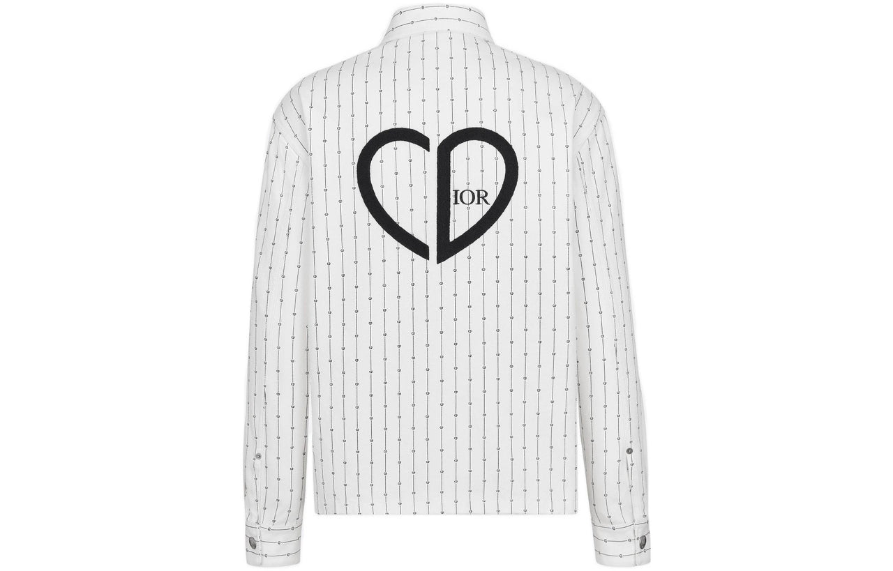 DIOR SS22 Denim Jacket Men's White