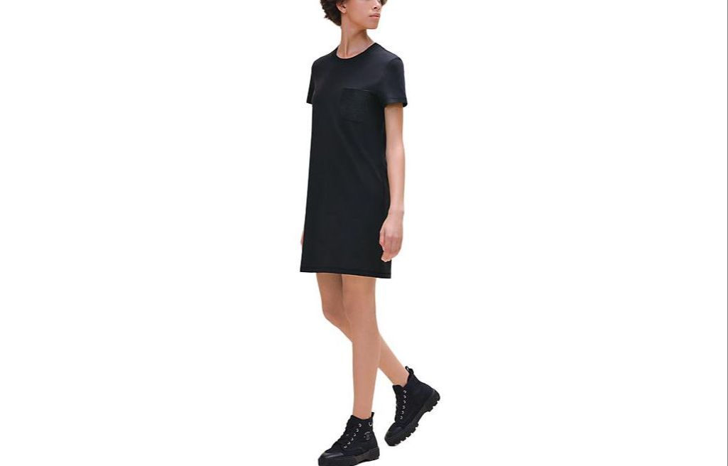 HERMES SS24 Short-Sleeved Dresses Women's Black Blue