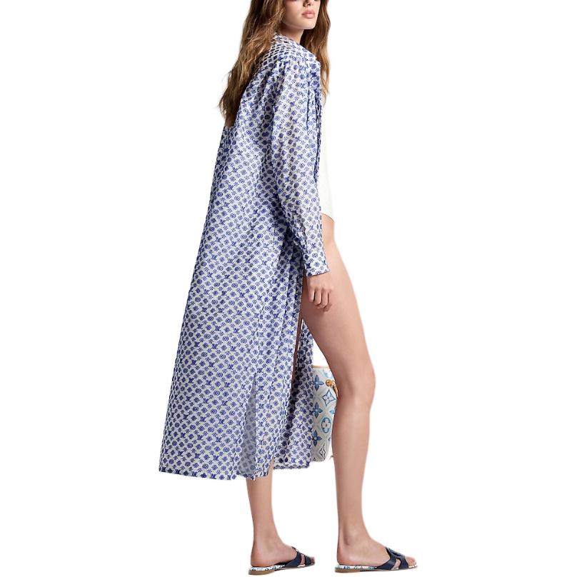 LOUIS VUITTON 3D Monogram Fil Coupé Shirt Dress