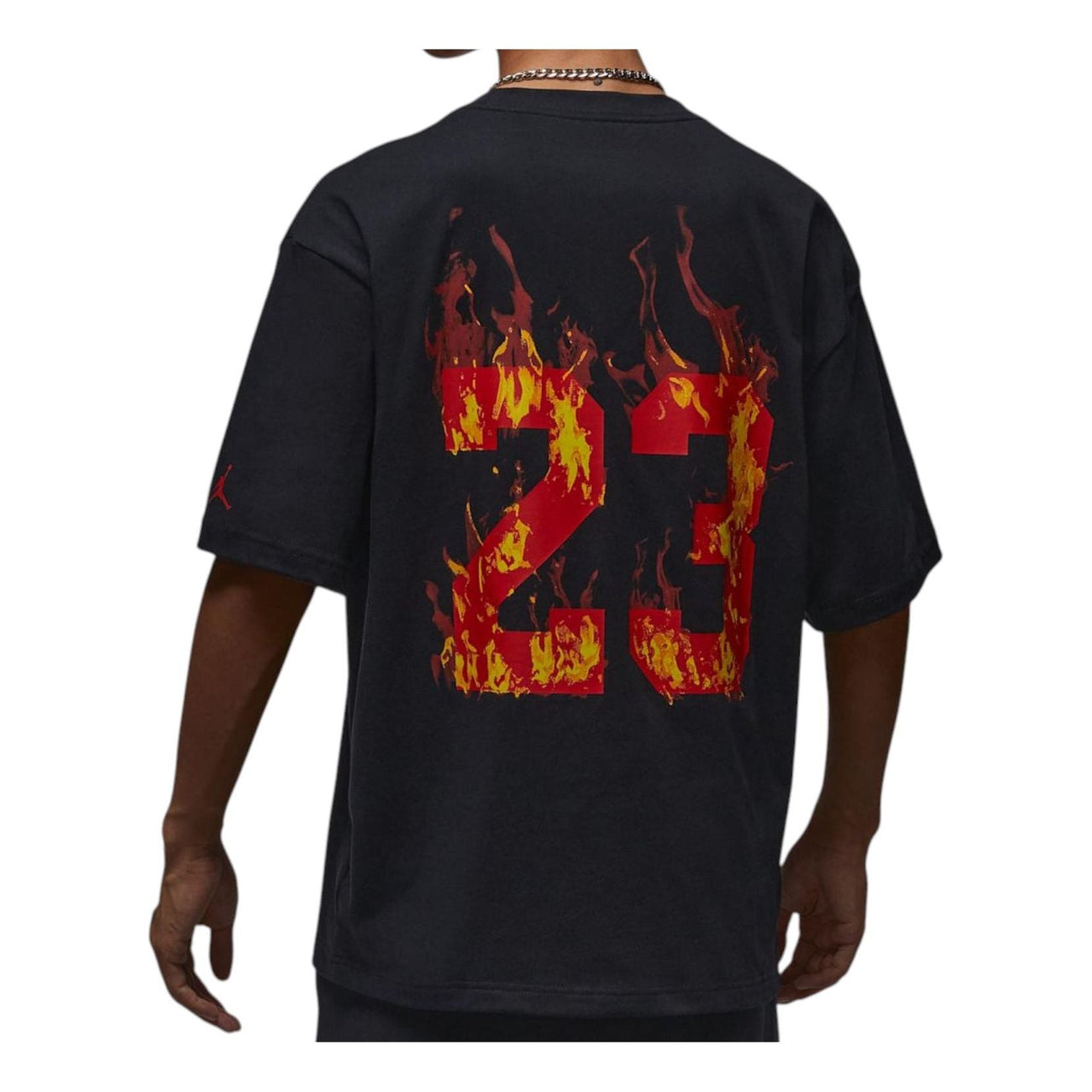 Air Jordan Flames T-Shirt 'Black' IQ6957-010
