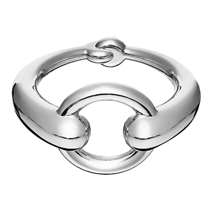 HERMES Brass Other Accessories Women's Silver
