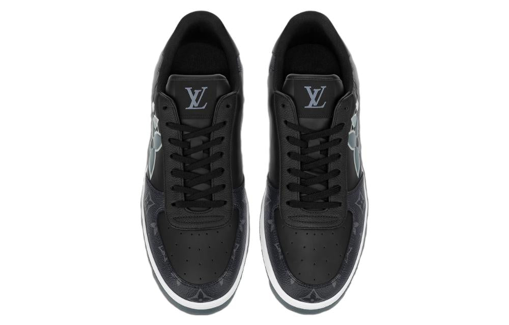 LOUIS VUITTON Low-Top Skateboard Shoes Men's Black