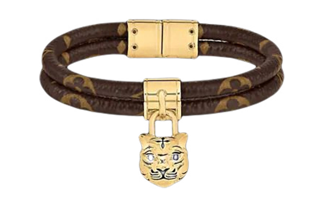 LOUIS VUITTON Tiger Bangles Unisex Brown
