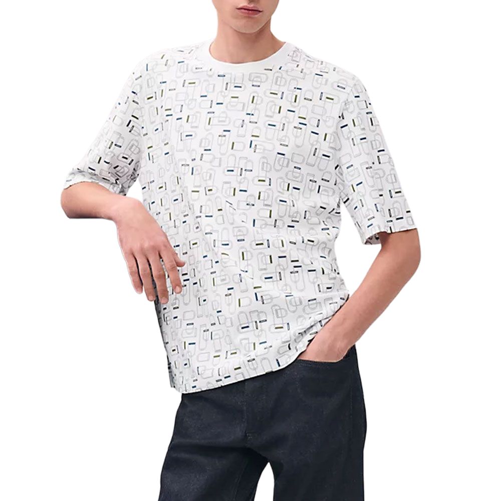HERMES SS25 T-Shirt Men's White