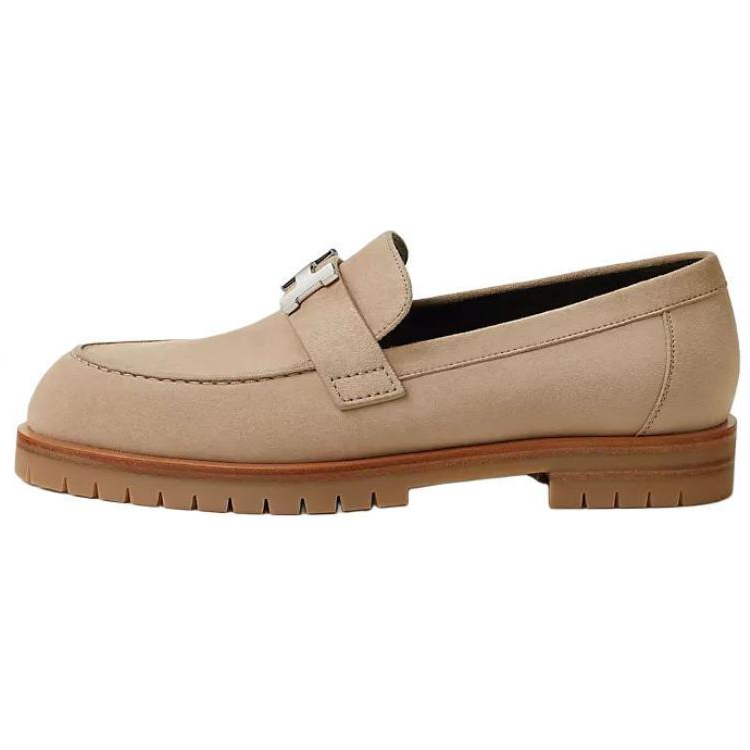 HERMES Faubourg Loafers 2.5cm Women's Brown