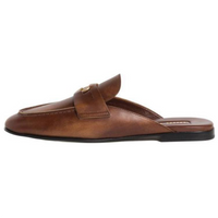 MIU MIU Wrap-toe Slippers Women's Brown